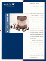 Wahlco Metallic Bellows brochure